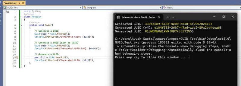 Understanding Guid Uuid And Ulid In C - Gradient Texture Collection - Desktop Quality